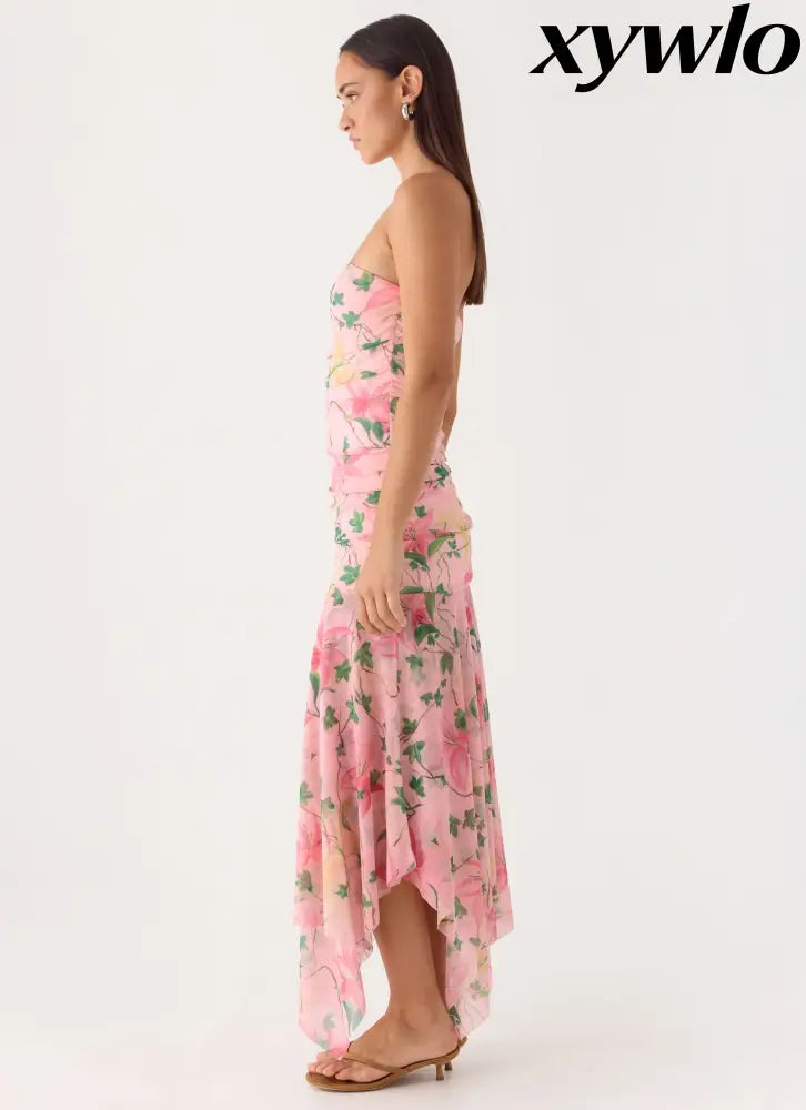 Bingle Midi Dress - Blooming Spring - Midi Dresses