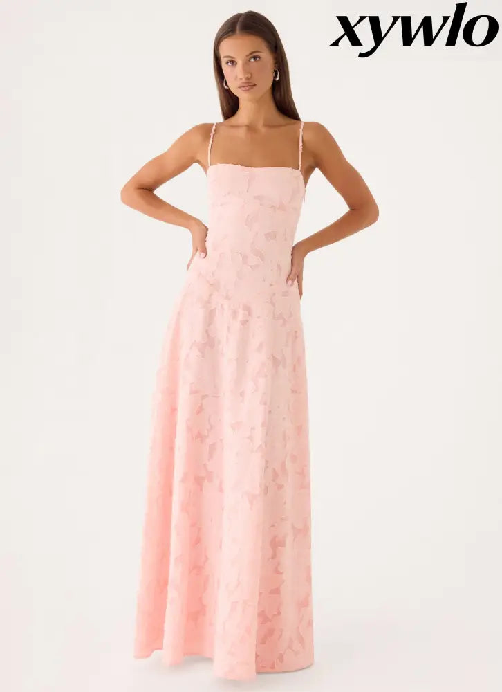 Flyth Maxi Dress - Pink - Maxi Dresses