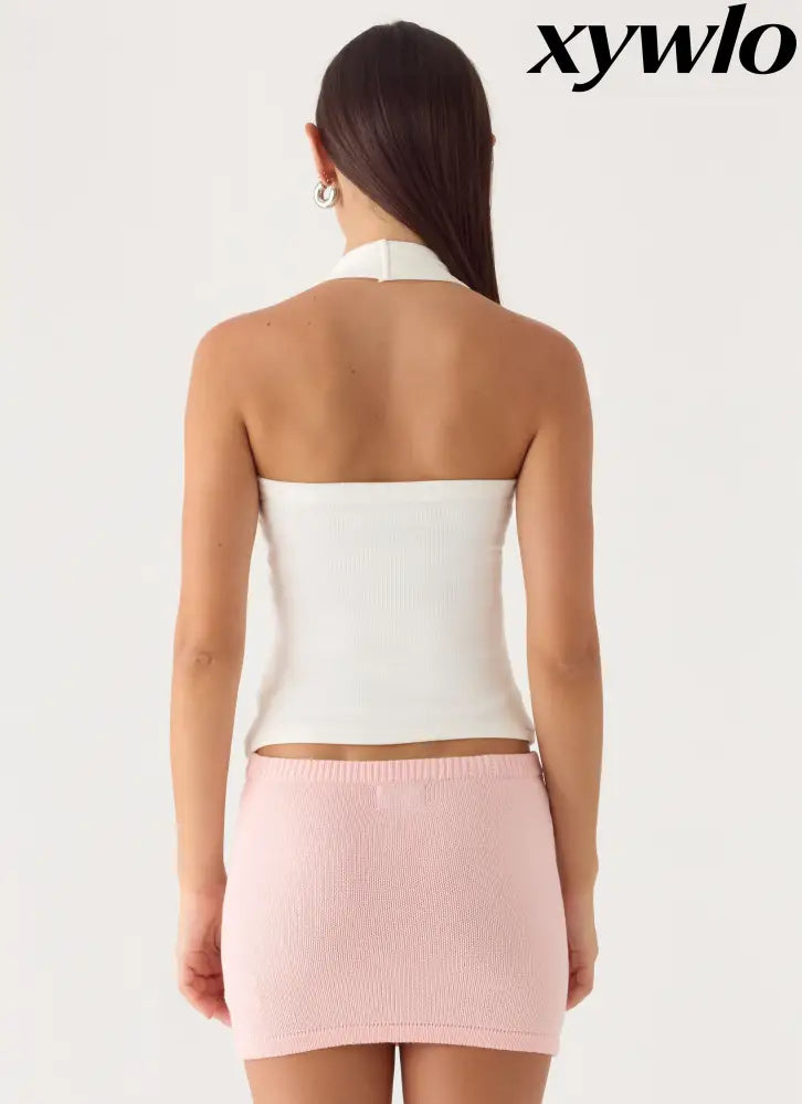 Neverland Mini Skirt - Baby Pink - Mini Skirts