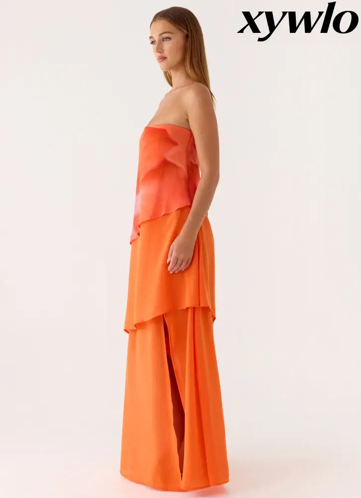 Persuasive Maxi Dress - Orange Blossom - Maxi Dresses